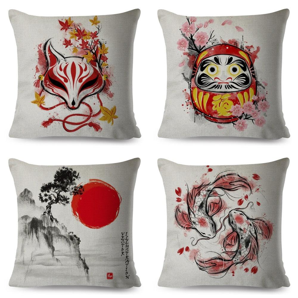 Plum Island Imports™ Japanese Style Cushion Cover - Plum Island Imports