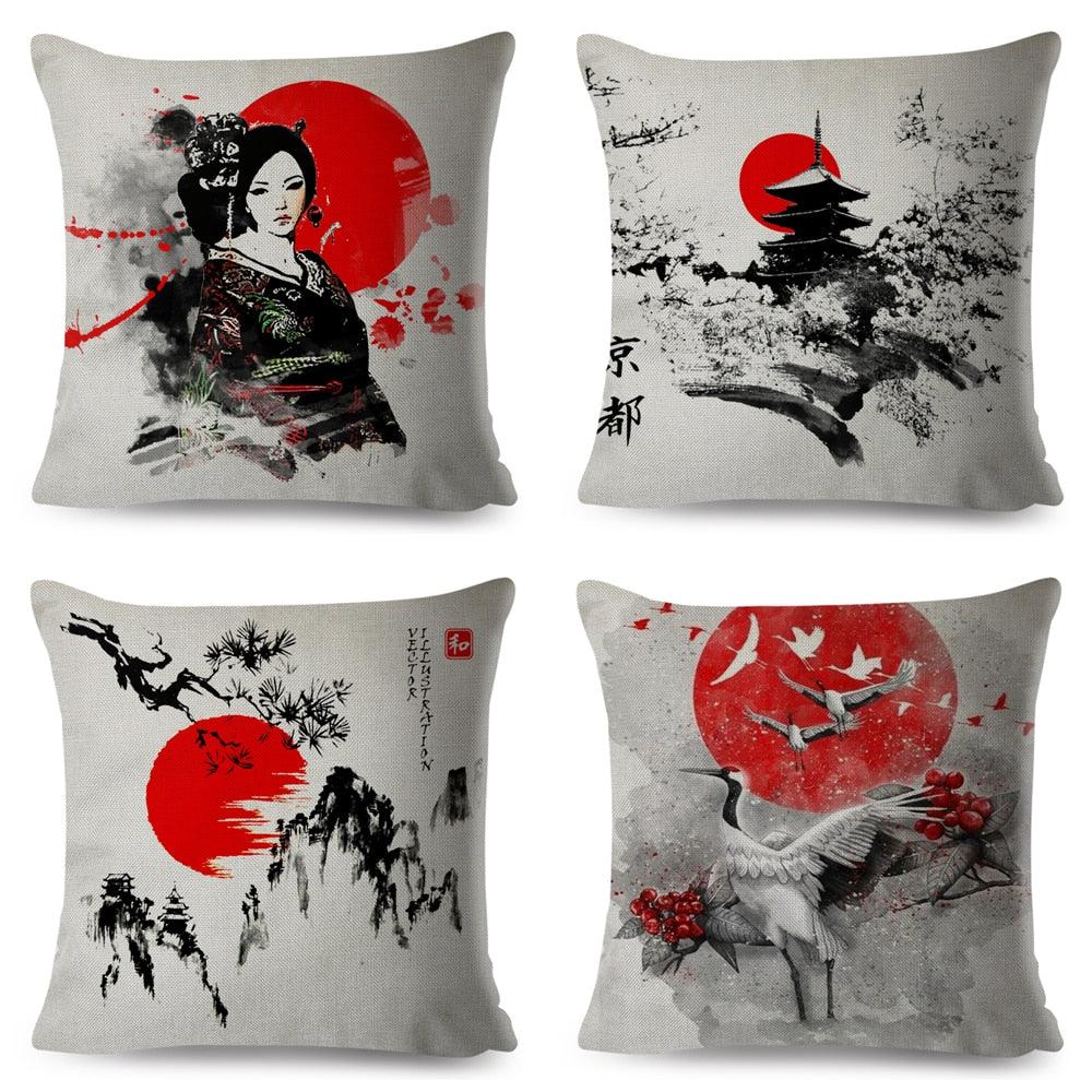 Plum Island Imports™ Japanese Style Cushion Cover - Plum Island Imports