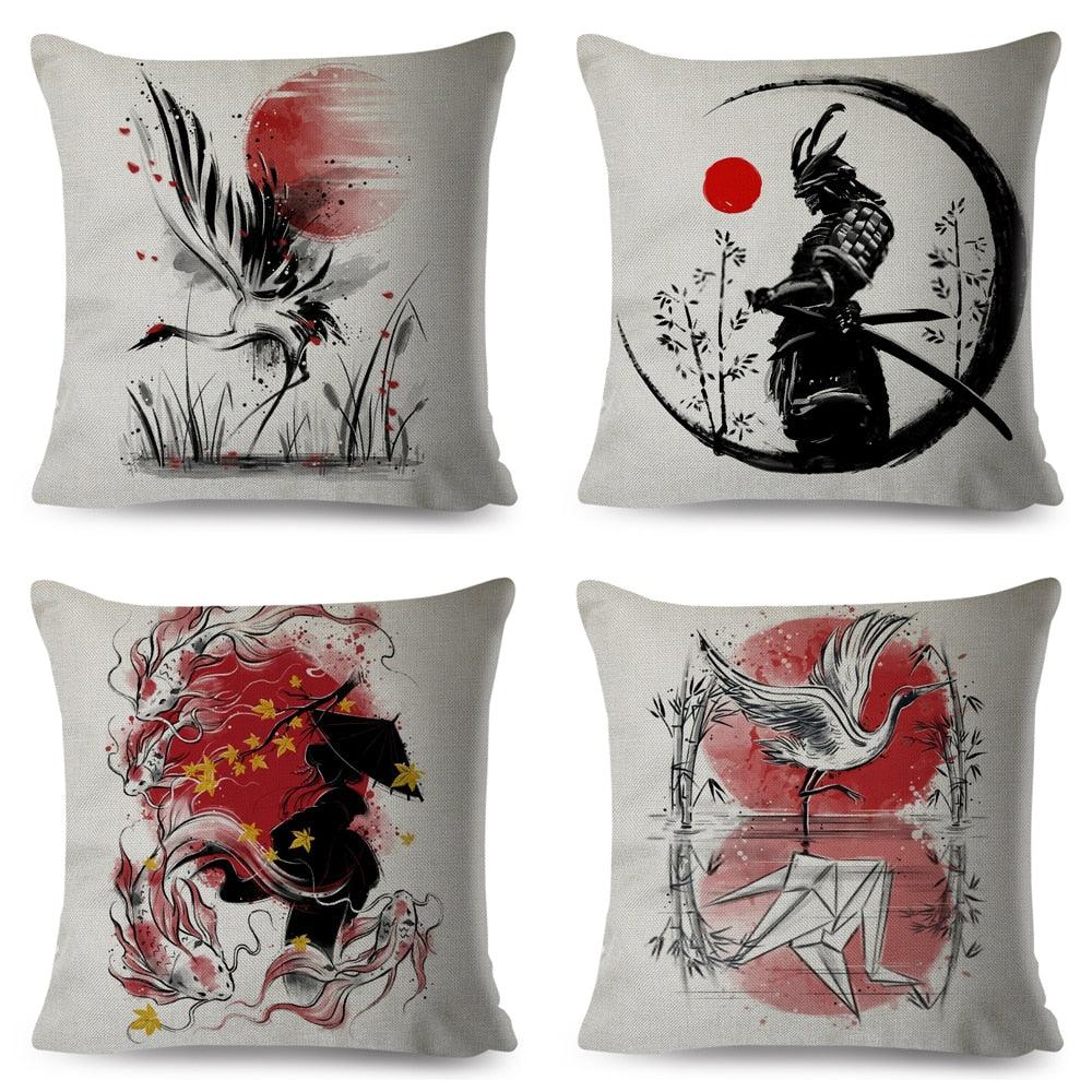 Plum Island Imports™ Japanese Style Cushion Cover - Plum Island Imports